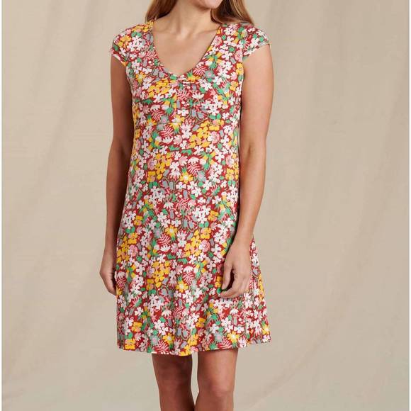 TOAD&CO Dresses & Skirts - NEW TOAD&CO rosemarie dress in brick garden print
